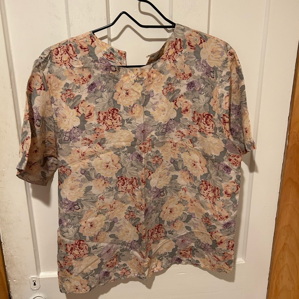 Vintage Sara Stephen silk top